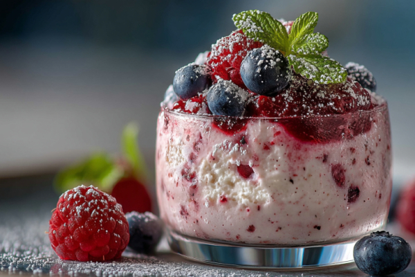 Творожный мусс с ягодами &mdash; мое секретное оружие для идеального десерта. Делюсь рецептом-минуткой