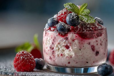 Творожный мусс с ягодами &mdash; мое секретное оружие для идеального десерта. Делюсь рецептом-минуткой