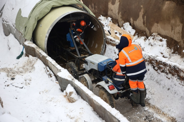 В Новосибирске заканчивается реконструкция важного коллектора