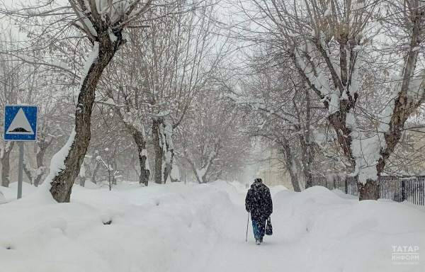 Снег и метели ожидаются в Татарстане 7 февраля