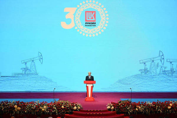 Глава государства принял участие в юбилейном мероприятии компании &laquo;Лукойл&raquo;