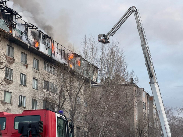 Целый этаж сгорел в общежитии Астаны