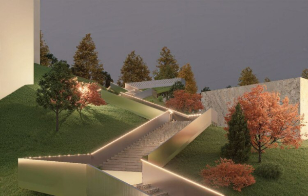 Ильсияр Тухватуллина показала еще один спуск к&nbsp;набережной Казанки&nbsp;&ndash; лестницу между улицами Гоголя и&nbsp;Подлужной